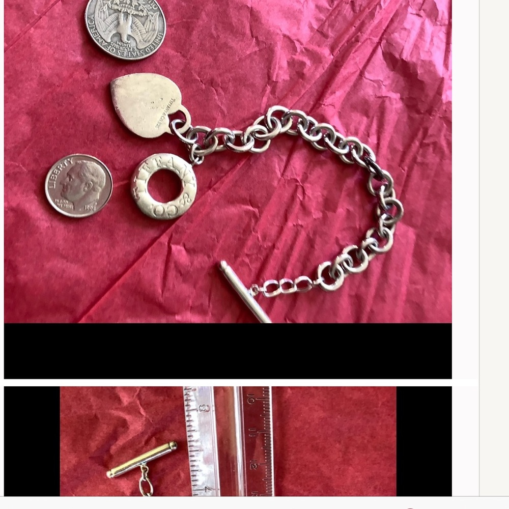 Tiffany and Co. 925 Toggle Bracelet Stamped